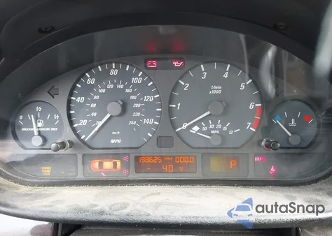 2001 BMW 325Ci из США, поврежденный, VIN WBABN33431JW59841